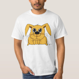 T-shirt de valeur Mens Bunny Gras Cute