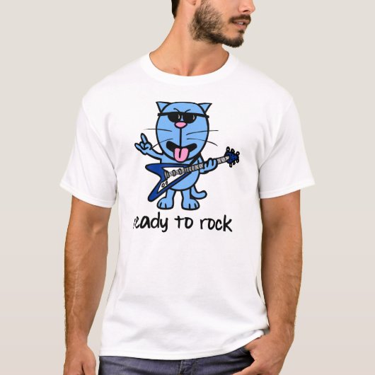 T-shirt de vedette du rock de Catt (Devant)