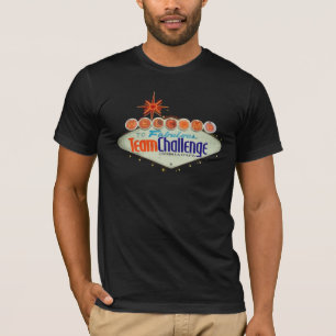T-shirt de VEGAS de défi d'équipe