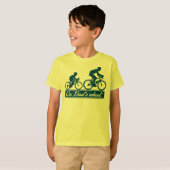 T-shirt de vélo de route d'enfants (Devant entier)