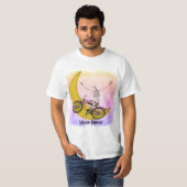 T-shirt de vélo squelette (Devant entier)