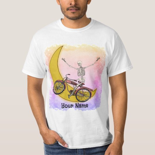 T-shirt de vélo squelette (Devant)