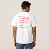 T-shirt de vente de MCM (Dos entier)