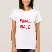 T-shirt de vente finale (Devant)