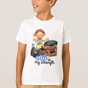 T-shirt de vers de bible de David et de Goliath