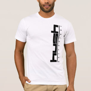 T-shirt de verticale de logo de silence