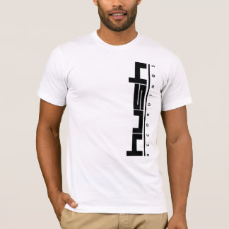 T-shirt de verticale de logo de silence