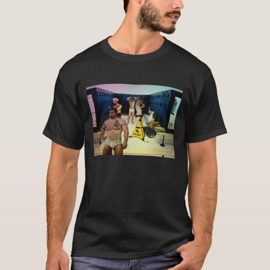 T-shirt de vestiaire de satyre (Devant)