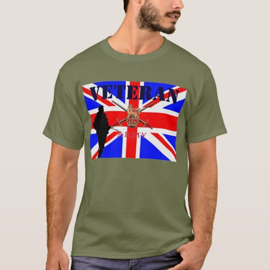 T-shirt de vétérans d'armée britannique (Devant)