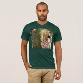 T-shirt de vie et mort de ~ de Gustav Klimt (Devant entier)