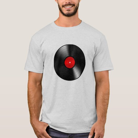 T-shirt de vinyle (Devant)