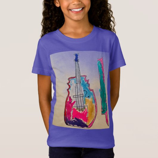 T-shirt de violon (Devant)