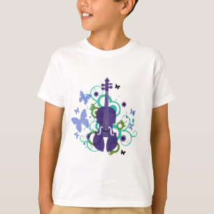 T-shirt de violon de ciel