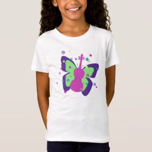 T-shirt de violon pour l'Enfant-Petit papillon