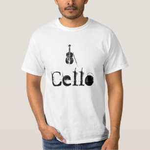 T-shirt de violoncelle