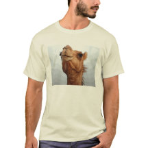 T-shirt de visage de chameau