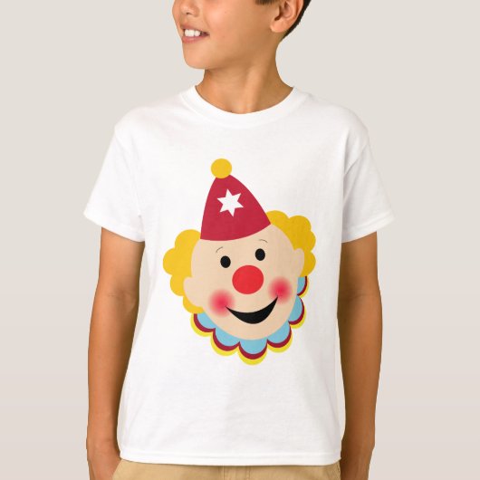 T-shirt de visage de clown (Devant)