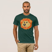 T-shirt de visage de lion (Devant entier)