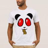 T-SHIRT DE VISAGE DE PANDA DE RAMEN DE KAMEN (Devant)