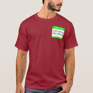 T-shirt de visite