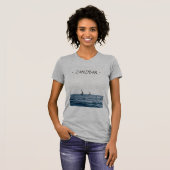 T-shirt de voiliers de ZANZIBAR (femmes) (Devant entier)