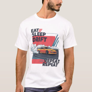 T-Shirt De Voiture À Déroulement De Neon Mange, So