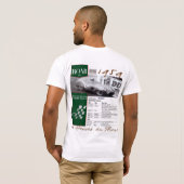 T-shirt de voiture de course miniature de (Dos entier)