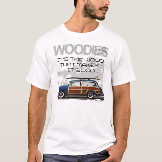 T-shirt de voiture de Woodies (Devant)