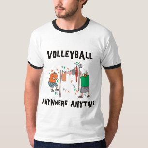 T-shirt de volleyball n'importe où n'importe quan