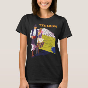 T-shirt de voyage rétro de Tenerife Îles Canaries