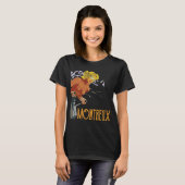 T-Shirt de voyage rétro du château de Montreux au (Devant entier)