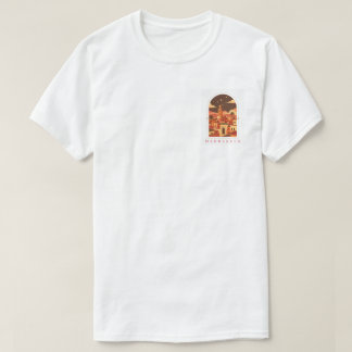 T-Shirt de voyage rétro vintage Marrakech Maroc