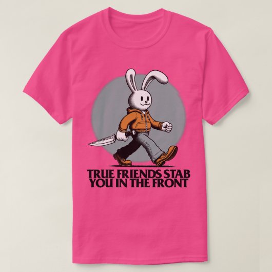 T-SHIRT DE VRAIS AMIS VOUS RETIENNENT DEVANT (Design devant)