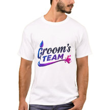 T-shirt De vrienden van de bruidegom vierden feest
