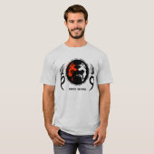 T-shirt de wardog de Pitbull (Devant entier)
