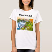 T-Shirt de Washington Falls (Devant)