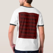 T-shirt de Weimaraner (Dos)