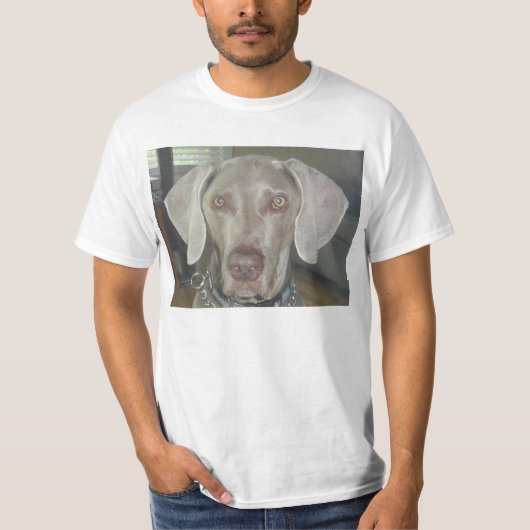 T-shirt de weimaraner (Devant)