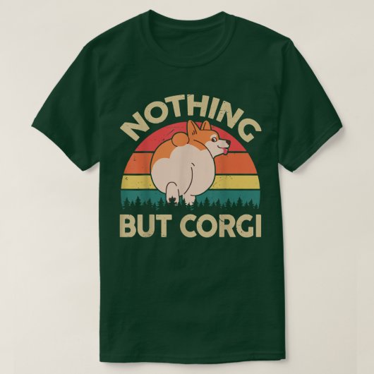 T-shirt de Welsh Corgi (Design devant)
