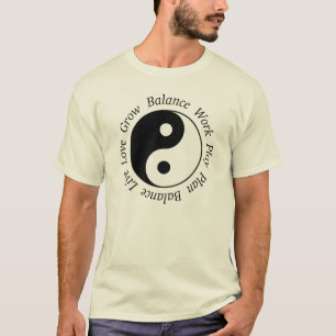 T-shirt de Yin Yang d'équilibre