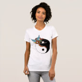 T-shirt de Ying Yang de dragon (Devant entier)