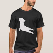 T-shirt de yoga de bouledogue français (Devant)