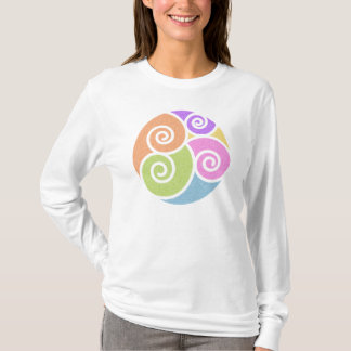 T-shirt de yoga de remous de l'OM