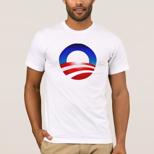 T-shirt de Zazzle de conception de logo d'Obama (Devant)