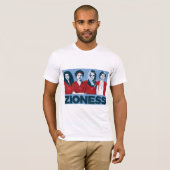 T-shirt de Zioness des hommes (Devant entier)