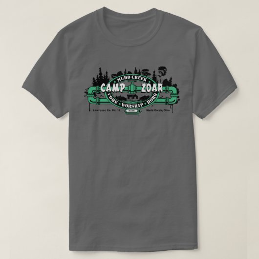 T-shirt de Zoar de camp (Design devant)