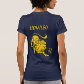 T-shirt de zodiaque de Lion (Dos)