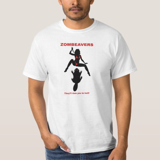 T-shirt de ZOMBEAVERS (Devant)