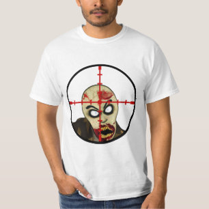 T-shirt de zombi de cheveux croisés