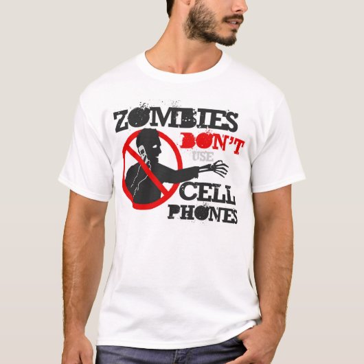 T-shirt de zombi de HTWTI (Devant)